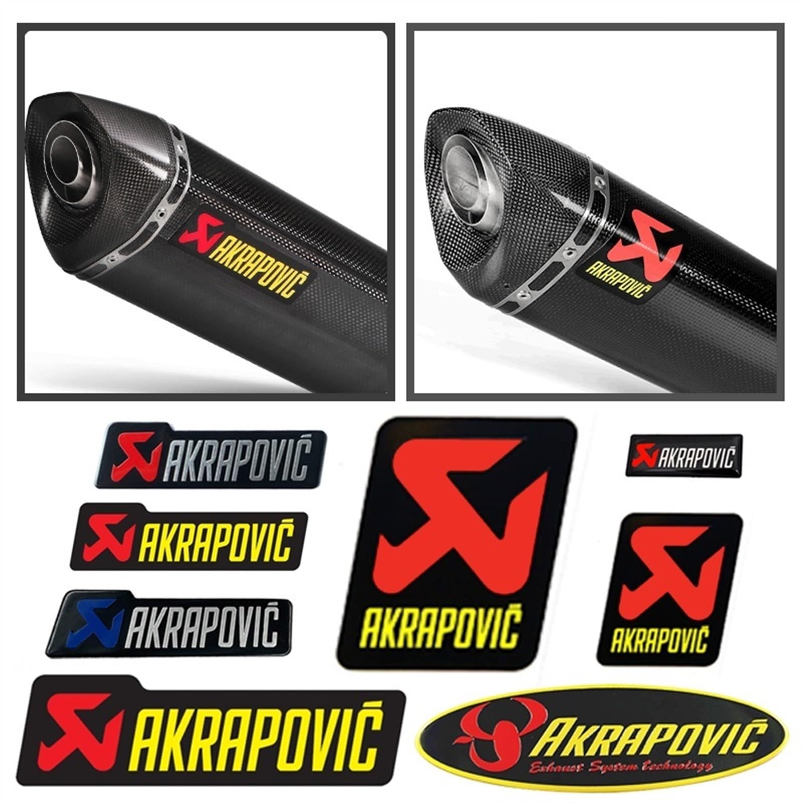 Autocollant Métallique Pour échappement Moto - Aluminium Résistant Haute Température, Décoration Personnalisée Logo Moto Modifié Adhésif