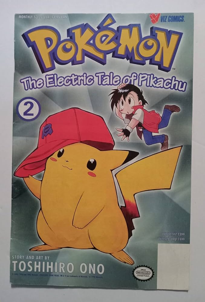 Amazon.com: Pokemon: The Electric Tale of Pikachu #1, 2, 3