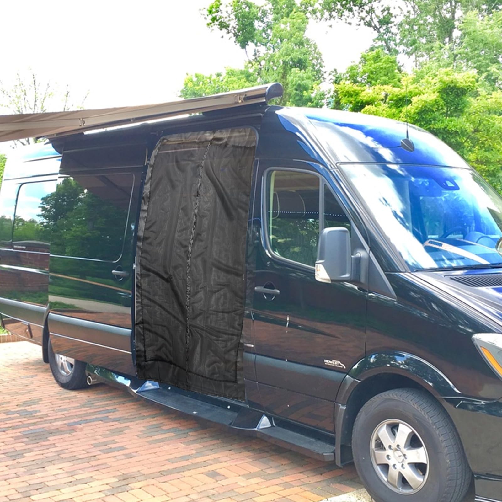 JOJOCY Magnetischer Fliegengitter-LKW-Insektenschutz für Mercedes Sprinter (mittleres/hohes Dach) Renault Master VW Crafter (hoches/super hohes Dach) Ford Transit Wohnmobile (211 * 150 cm)