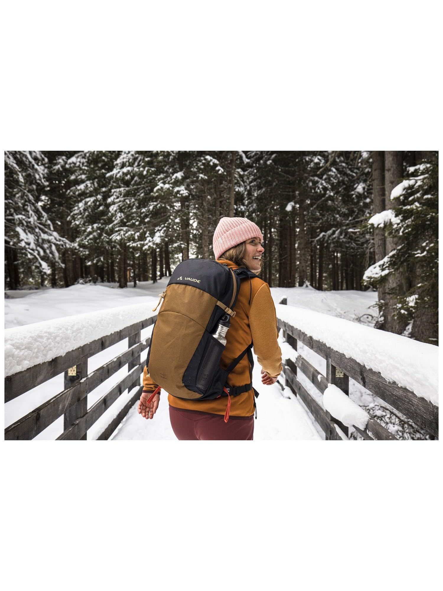 VAUDE Wizard 18+4 Wanderrucksack - Anpassbar, Belüftet & Umweltfreundlich | Aeroflex Control-Tragesystem | Shifting Back Length-System | Nachhaltig aus Recycling-Materialien | Wasserabweisend