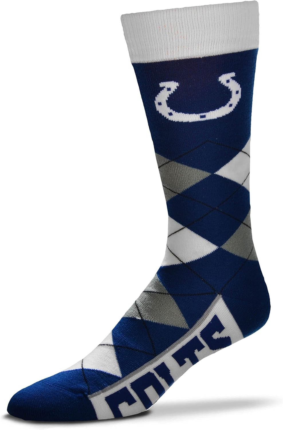FBF NCAA Calzini Unisex Argyle Line Up - Oklahoma Sooners, Taglia Unica (Uomo 5-12 / Donna 6-11)
