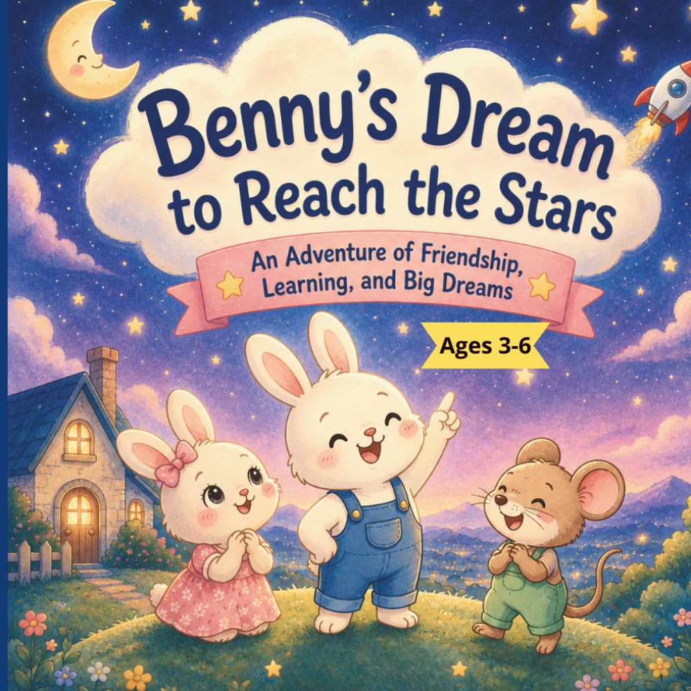 Benny´s Dream to Reach the Stars: A Heartwarming Bedtime Story About Friendship, Space, and Dreaming Big