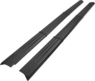 ALMULOO Truck Bed Side Rail Cover Compatible with 2004-2015 Nissan Titan (King CAB ONLY) Replacement for 769987S200 769998S500 Plastic(ABS) Textured Black