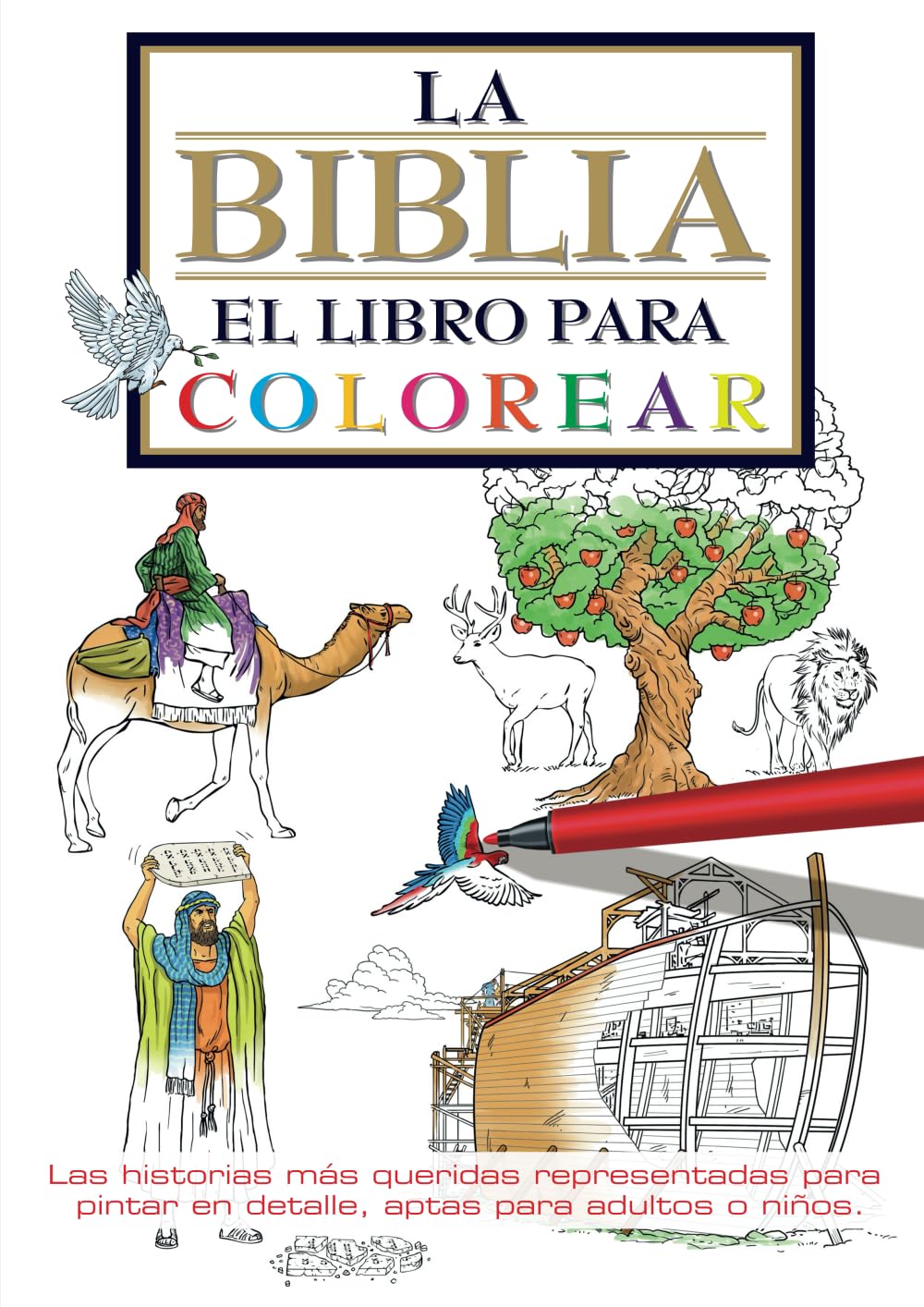 La Biblia el libro para colorear