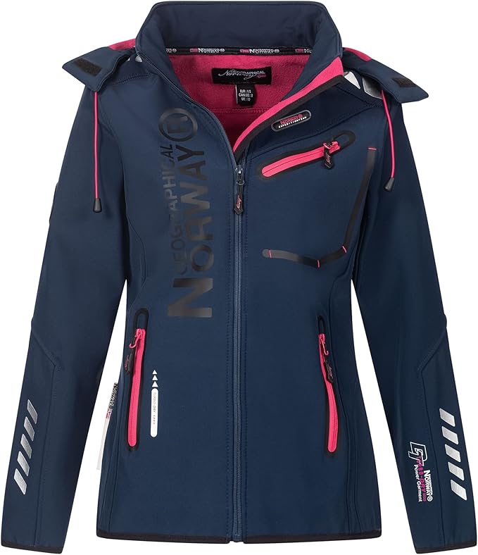 Giacca Softshell Uomo Geographical Norway - Impermeabile Con Cappuccio