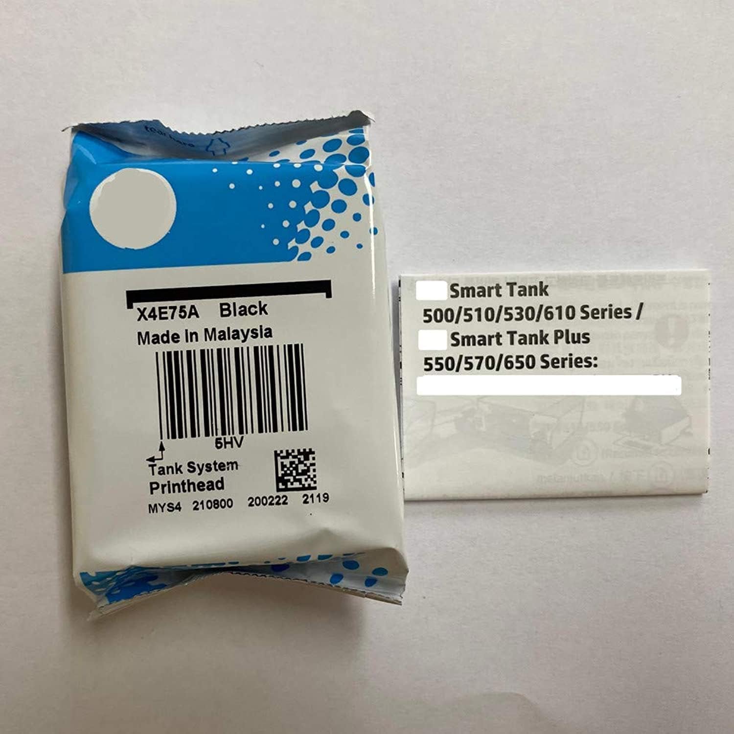 GOLDFISX4E75AA GT53 Printhead for HP 517 532 617 515 508 510 511 518 519 531 538 610 618 550 570 650 Home Study and Office Printer, Black