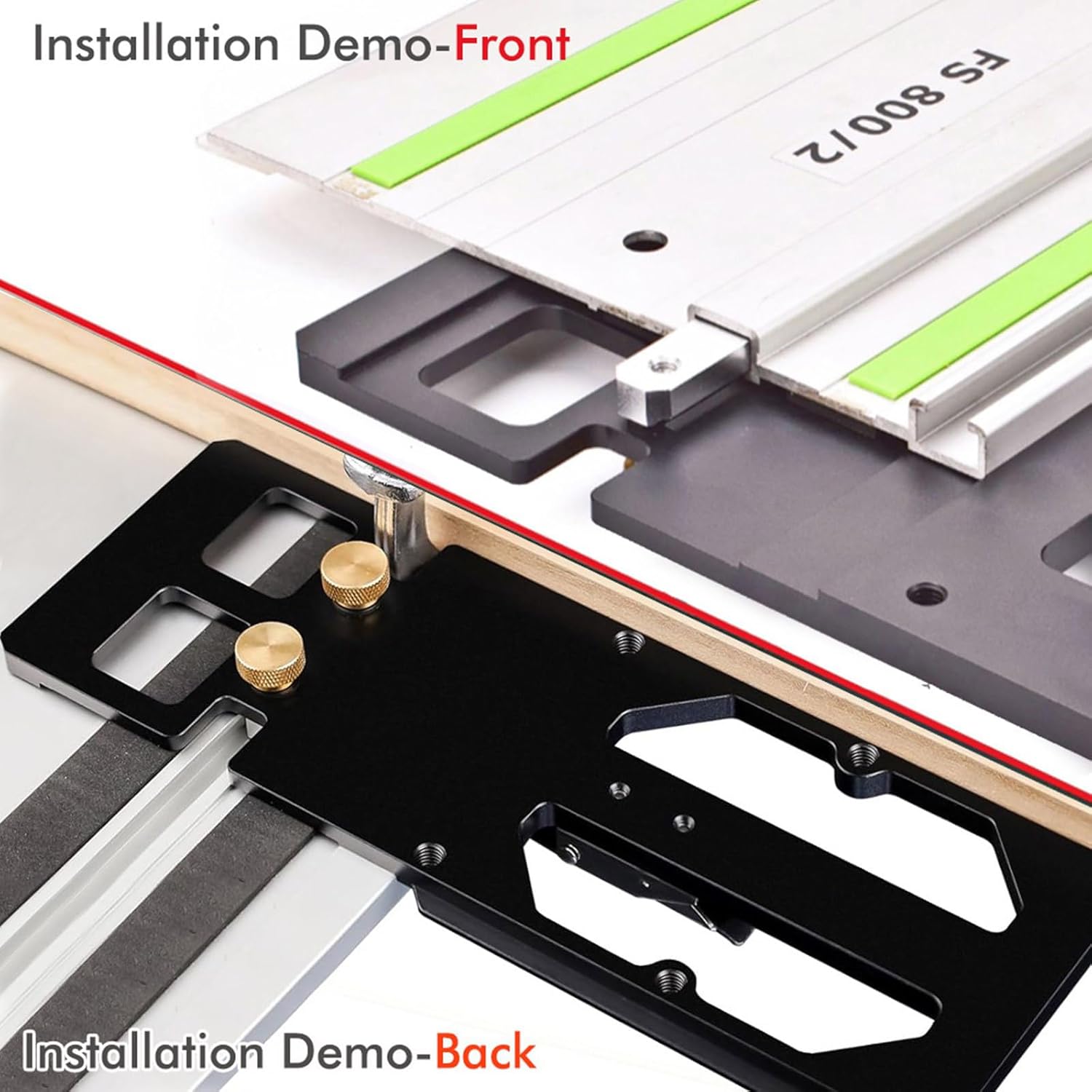 Multiple Size Precise Circular Cutter Guide With Quick Install Right Angles Jig For 6"-12" Woodworking Project Woodworker Positioning Tool