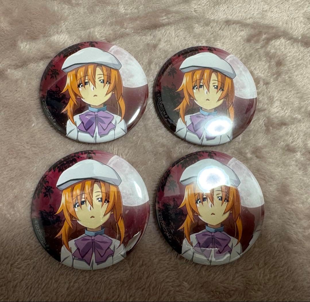 ひぐらしのなく頃に 缶バッジセット 竜宮レナ 竜宮レナ バッジ 4つ ひぐらしのなく頃に WEBくじ 竜宮レナ 缶バッジ