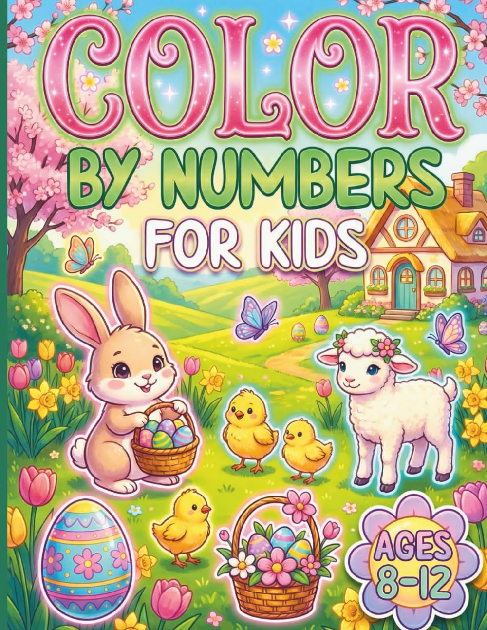Color By Numbers for Kids Ages 8-12: Large Print Coloring Book Featuring Animals, Nature, and More Scenes | A calming Color by Number activity to improve focus