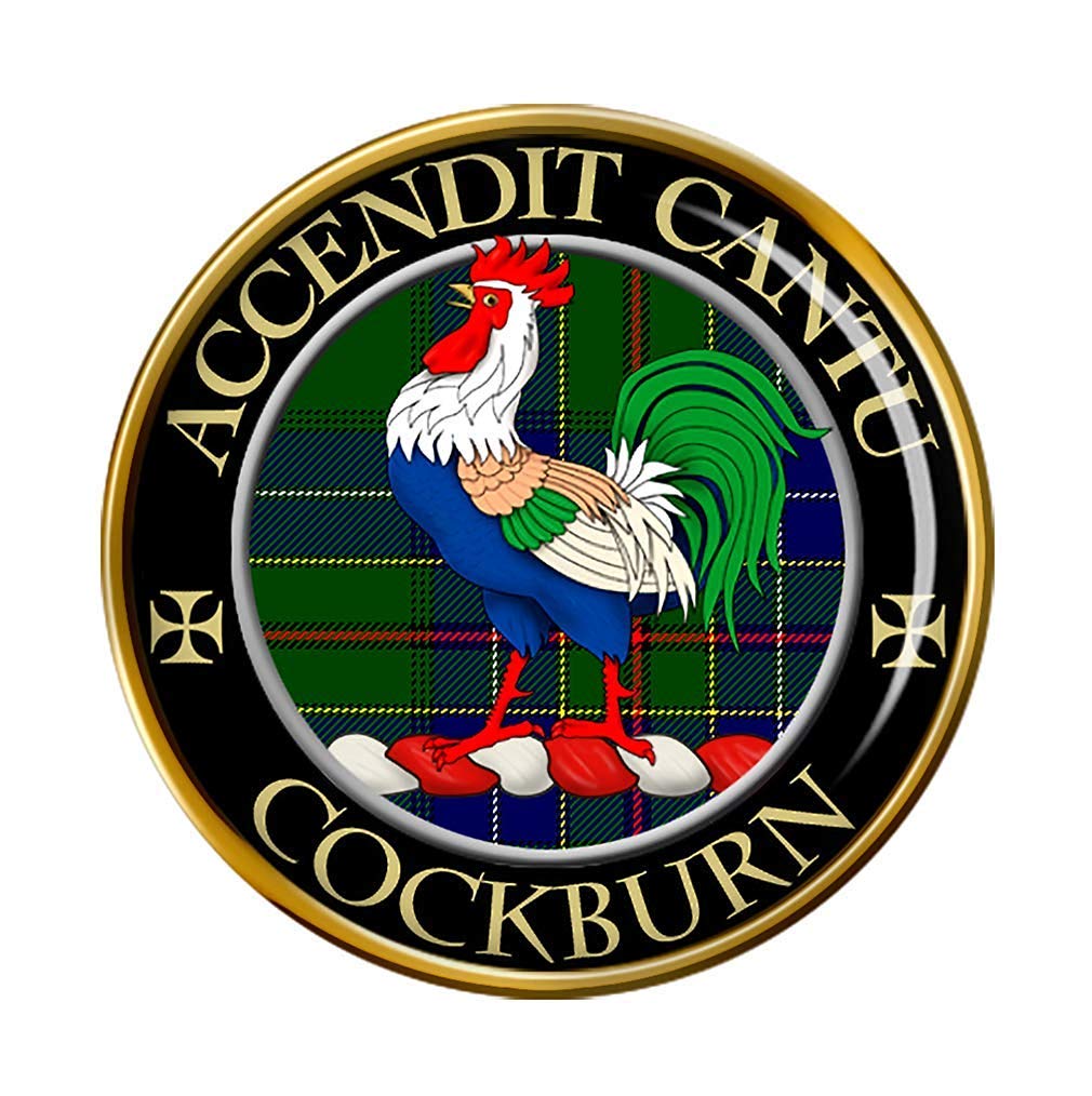 Cockburn Scottish Clan Pin Badge
