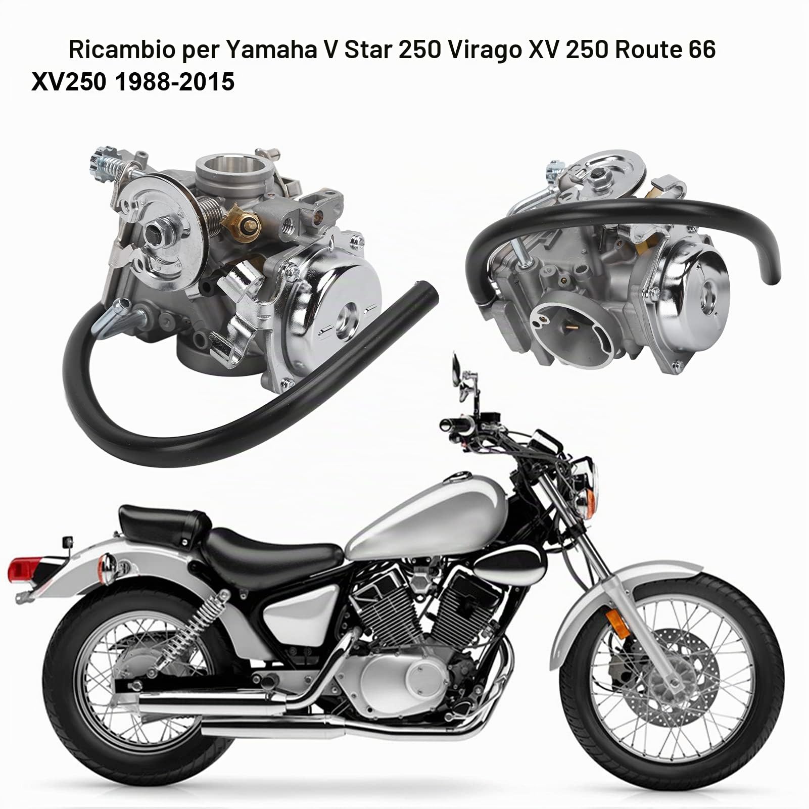 Carburatore per V Star 250, Virago XV 250, Route 66 XV250 (1988-2015) - Sostituzione Facile e Efficiente