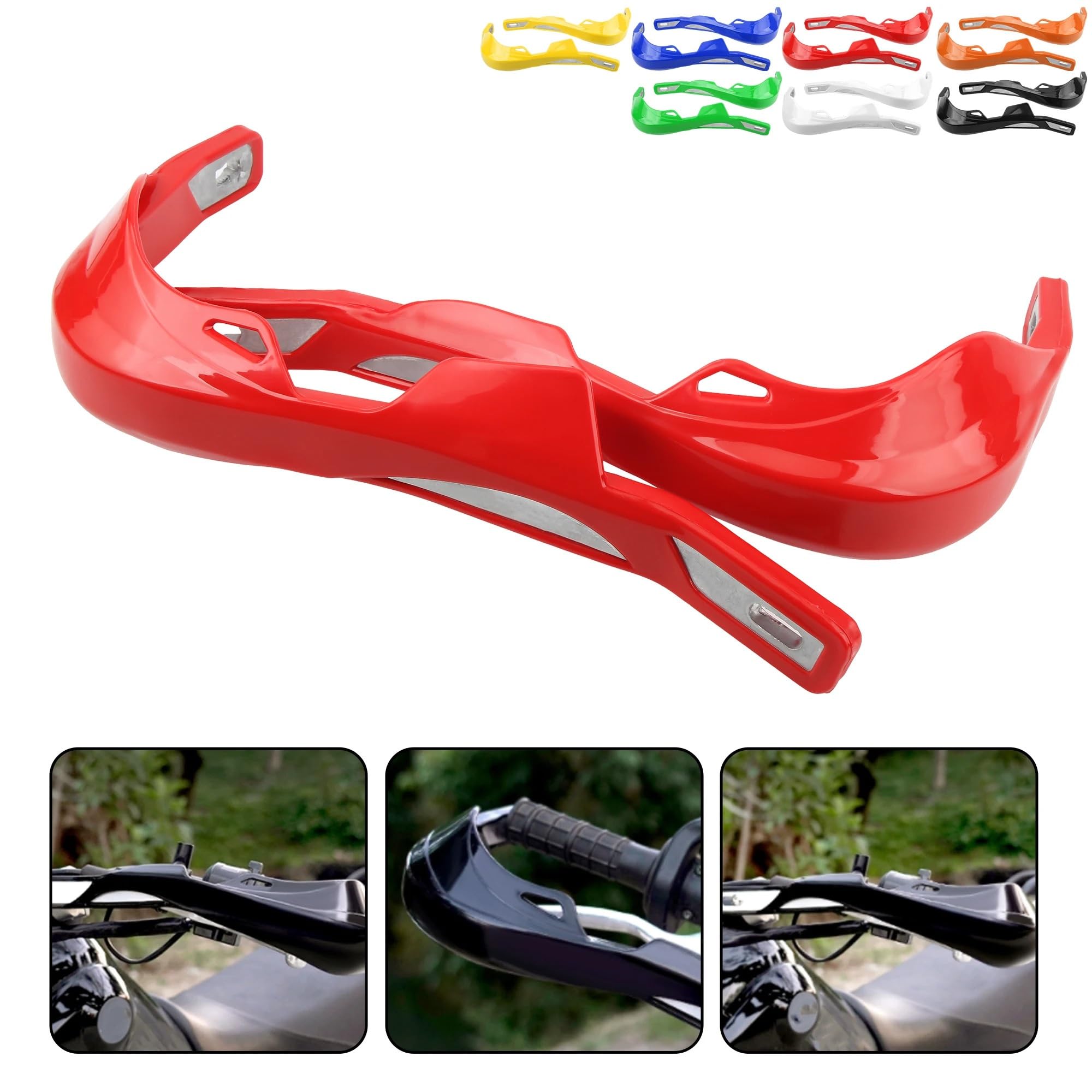 Adatto per Beta 22 28MM Parti Della Bici Della Sporcizia Paramani Maniglia Protezione Paramani Manubrio Paramani Protezione del Manubrio del(Black)