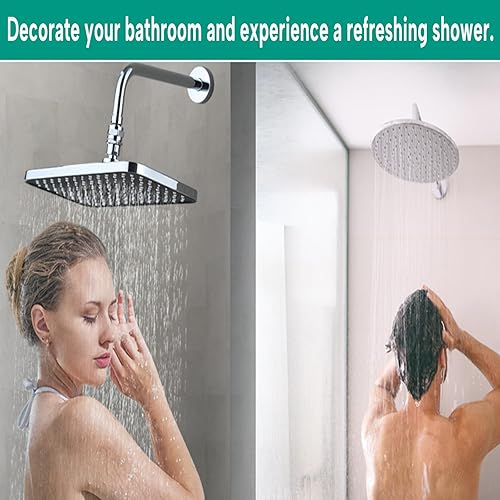 Miniatura 38 de Adaptador de codo de cabezal de ducha, adaptador de codo de brazo de ducha para duchas de mano y duchas montadas en la pared, extensión de brazo