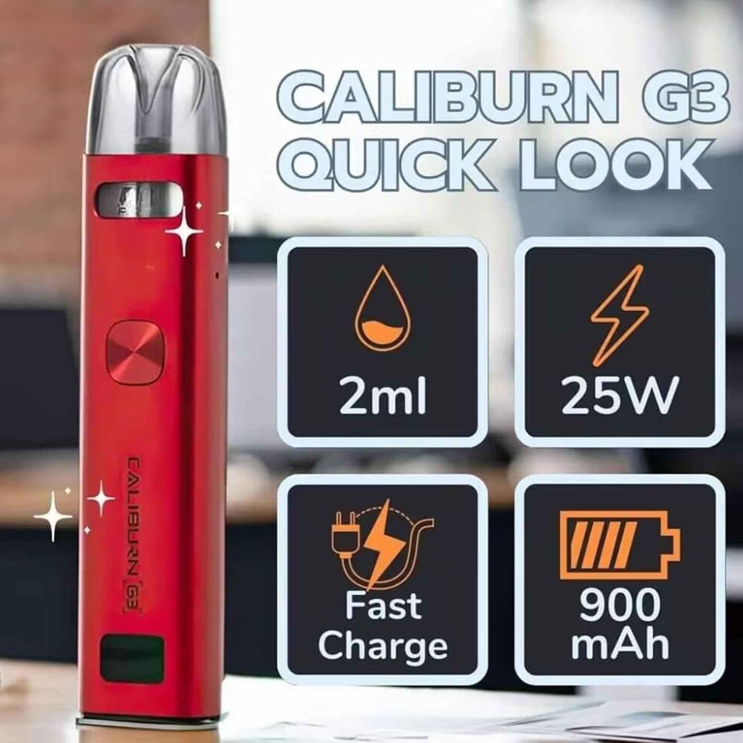 caliburn liquid mit nikotin Uwell Caliburn G3 2ml 25W E Zigarette Vapes Kit ohne Nikotin: Amazon.de:  Elektronik & Foto