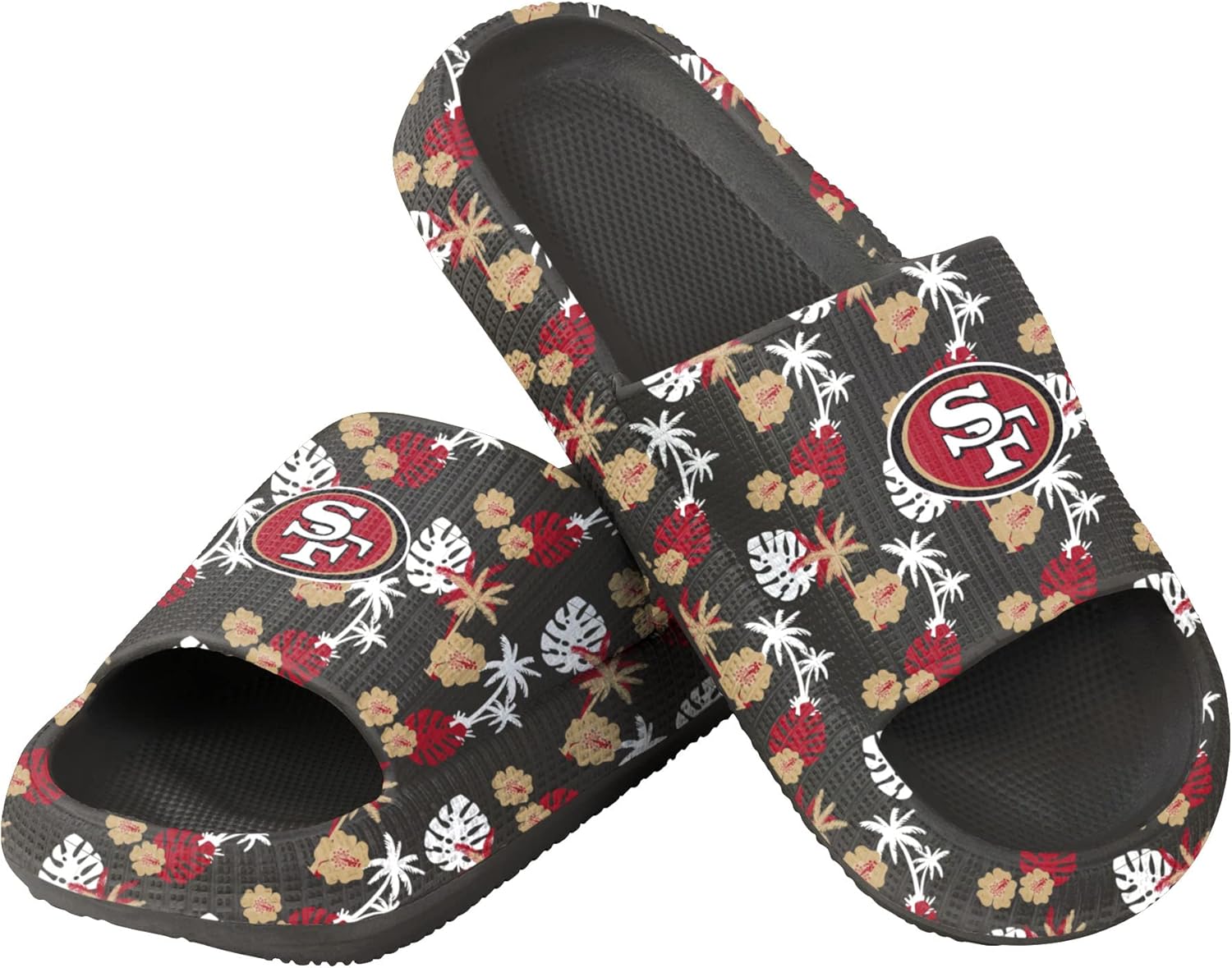 FOCO Women's NFL Team Logo Ladies Pillow Slides Sandals