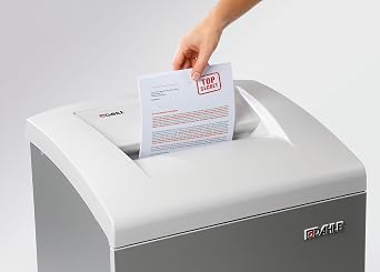 DAHLE CleanTEC 41214 Paper Shredder w/Fine Dust Filter, Automatic Oiler, SmartPower, Security Level P-4, 9 Sheet Max, 1-3 Users