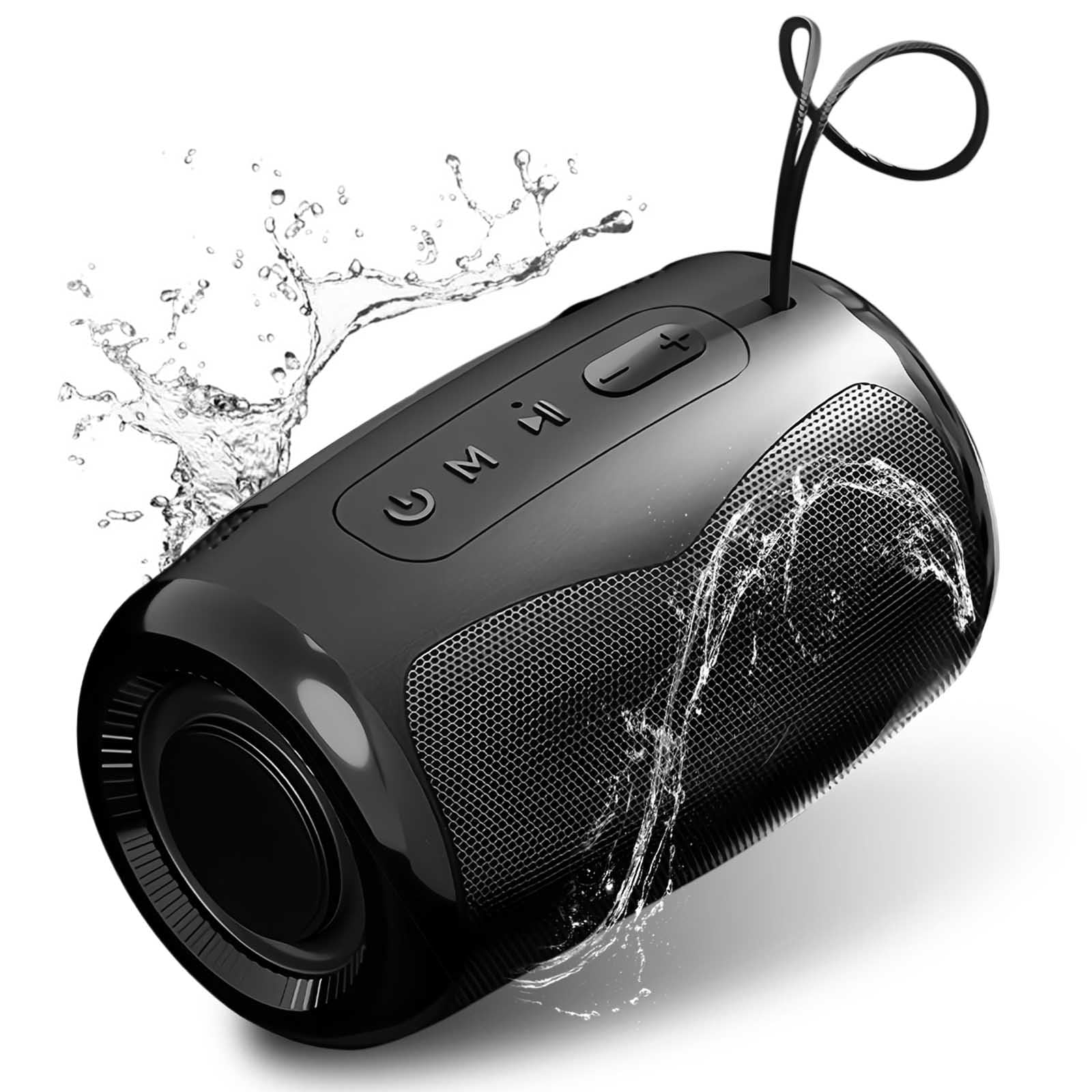 Portable Bluetooth Speaker,Wireless Portable Waterproof Speaker 2000mAh,HIFI Stereo with 10-Hour Playtime Waterproof Bluetooth 5.3 TF Card Mini Speakers for Home Party,Biking, Gifts
