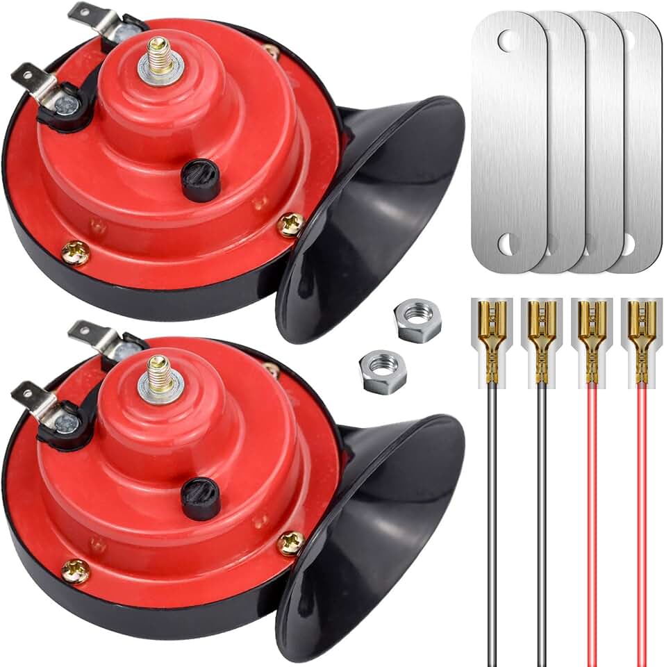 Clacson Per Camion 24V Cromato - Fischio Lupo Per LKW E Veicoli Pesanti