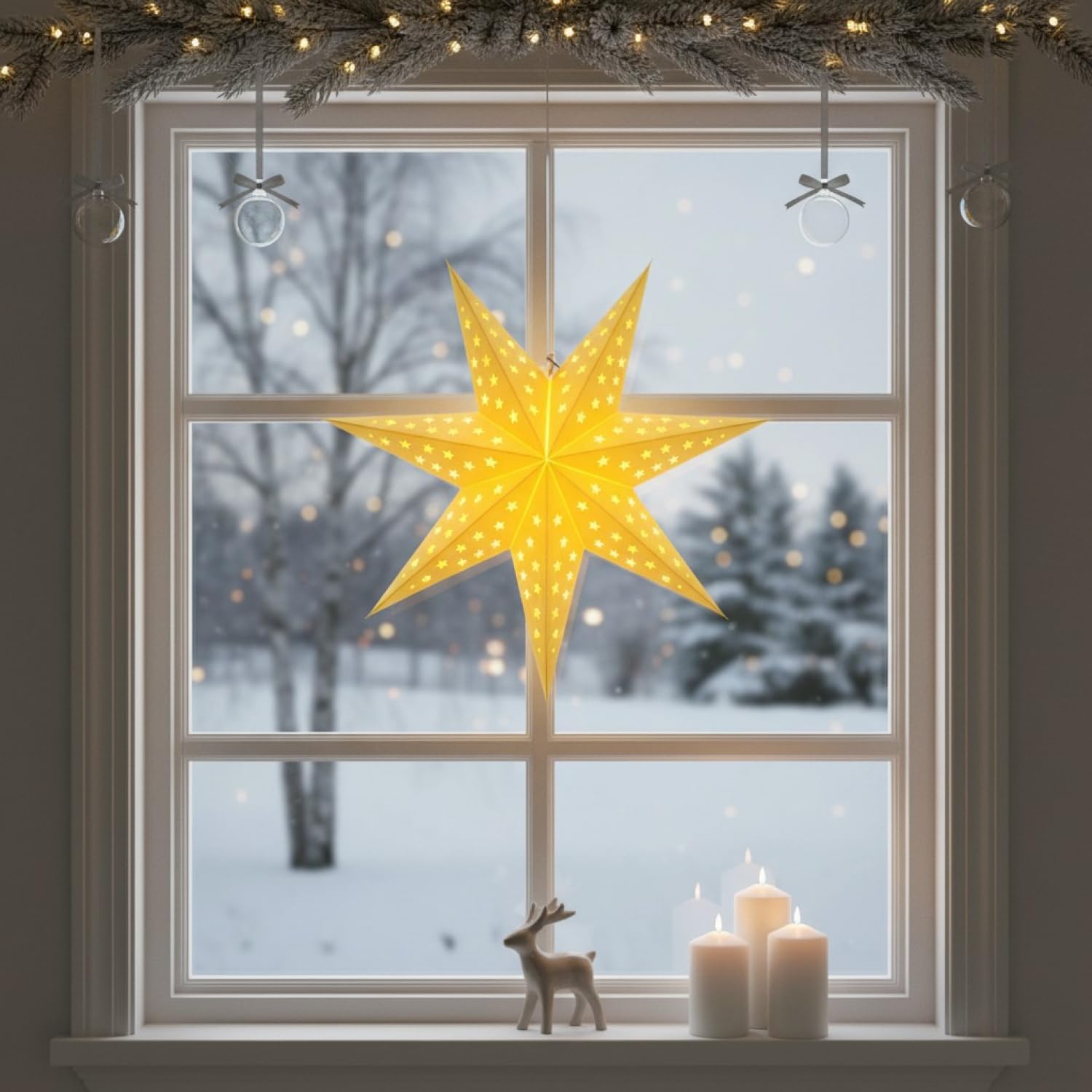 Corona De Adviento Especial Rojo 40 Cm | Meses Sin Interés