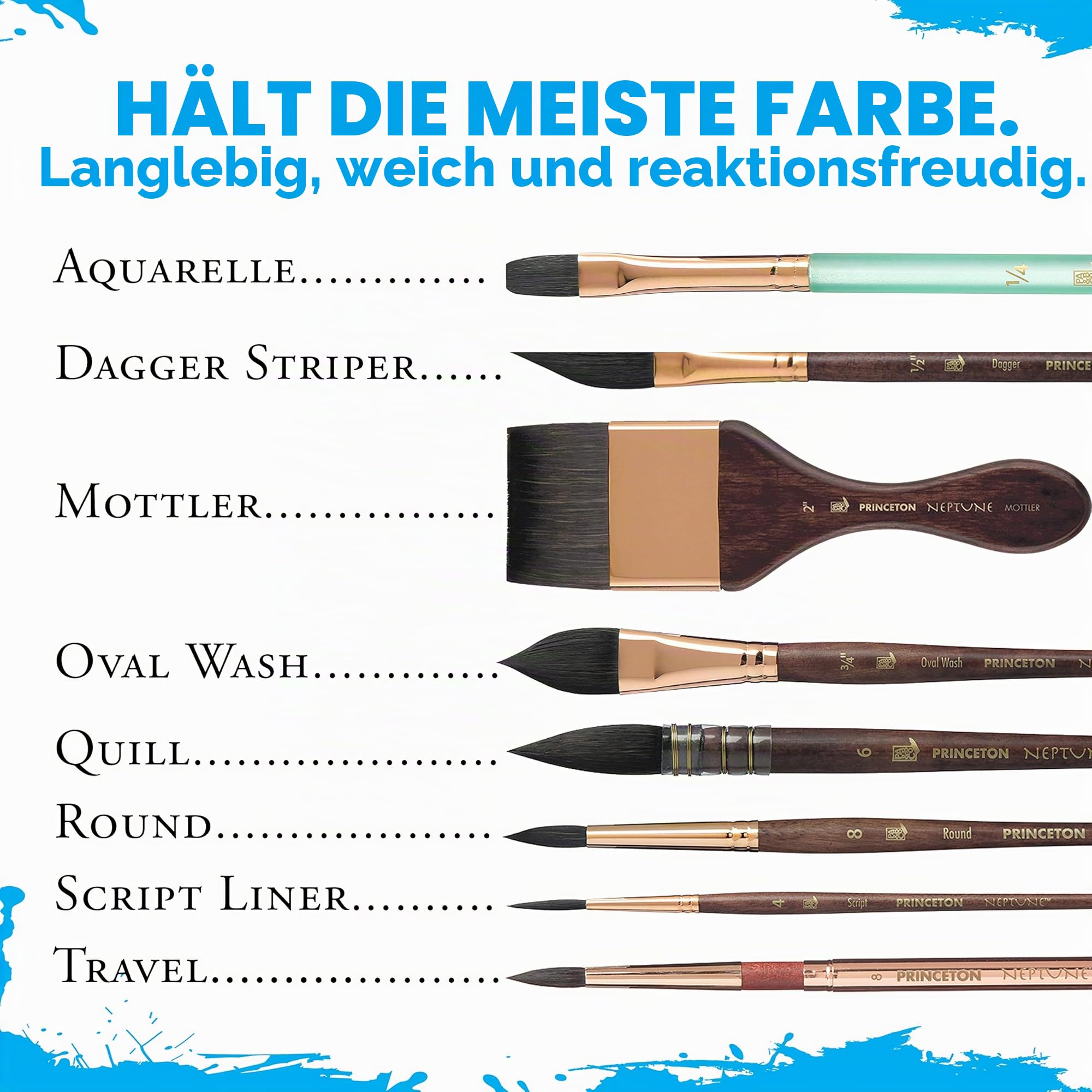 Princeton Pri Neptune Syn Sh Federkiel, Größe 6