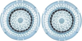 Brush Head Replacements Compatible with Clarisonic Mia 1, Mia 2, Mia Fit, Alpha Fit, Smart Profile Uplift and Alpha Fit Face Cleaning Brush Heads (Delicate-2Pack)