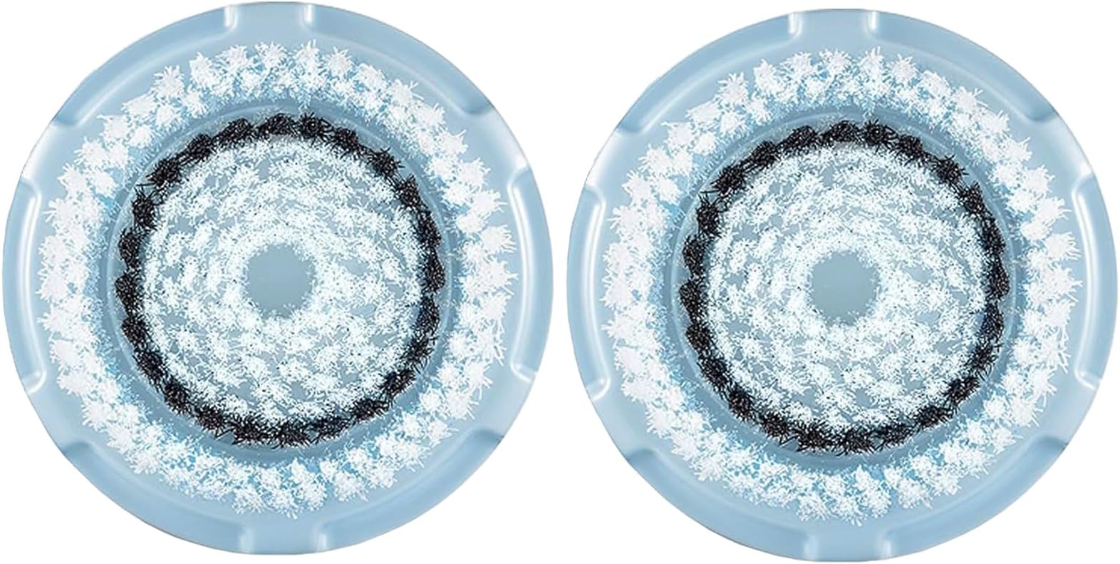 Brush Head Replacements Compatible with Clarisonic Mia 1, Mia 2, Mia Fit, Alpha Fit, Smart Profile Uplift and Alpha Fit Face Cleaning Brush Heads (Delicate-2Pack)