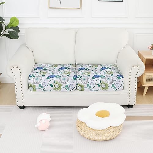 Miniatura 288 de Smiry Fundas de cojín de sofá con estampado, fundas de sofá elásticas y suaves para sofá, funda de sofá antideslizante lavable protector de muebles