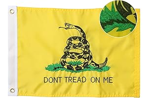 Bradford Patriot Flag Coile Snake 12x18