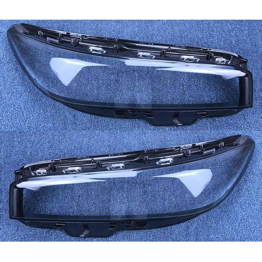 Oulesh Headlight Lens Cover for HongQi HS5 2023, 1Pair Car Front Headlight Cover Transparent Lampshade Headlamp Shell