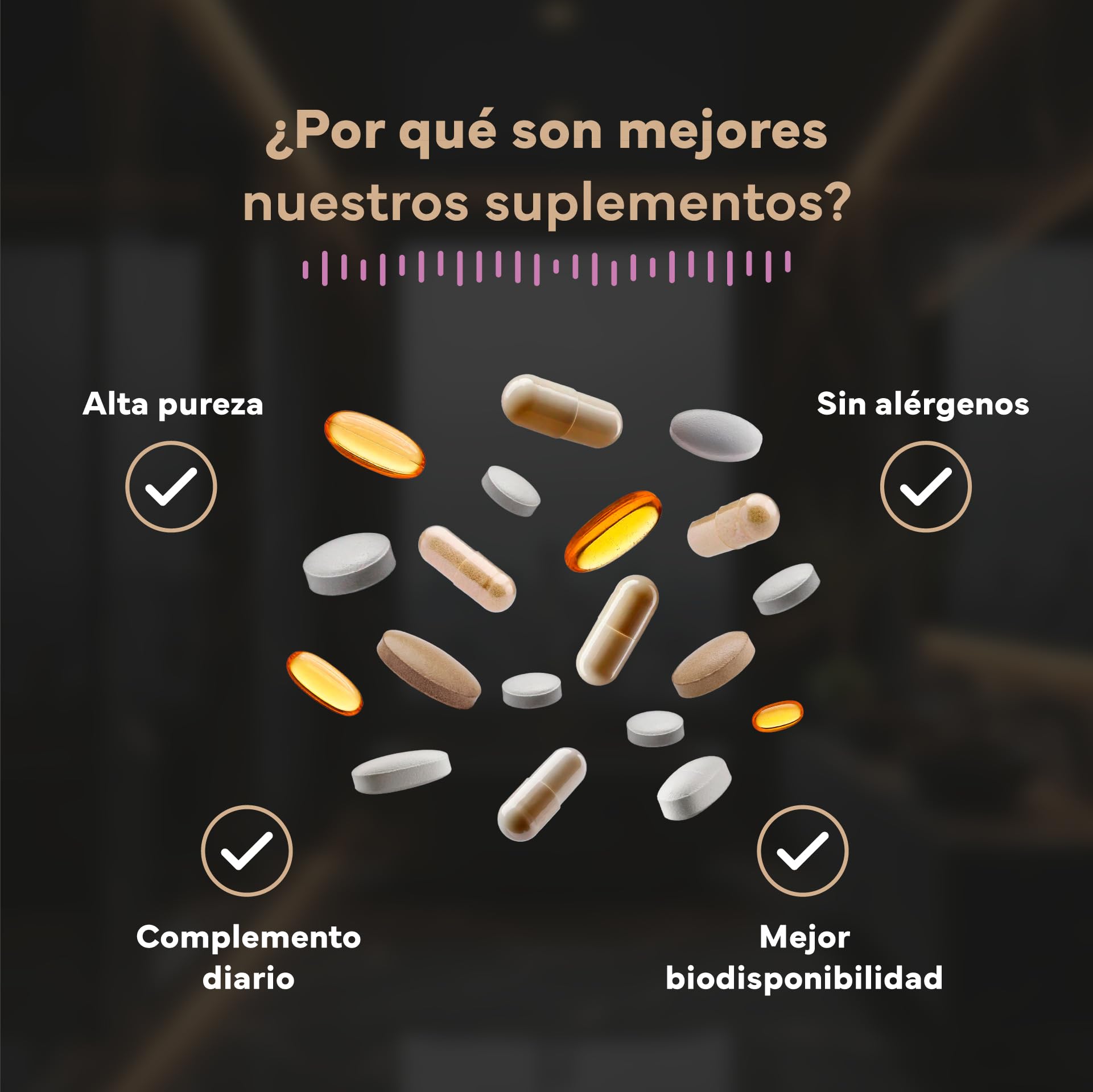 Biotina para Cabello + Colágeno con Magnesio + Omega 3 capsulas | Pack Regalo Belleza y Bienestar - Vitaminas para el Cabello, Piel y Uñas - Suplementos Alimenticios para Cuidado Integral