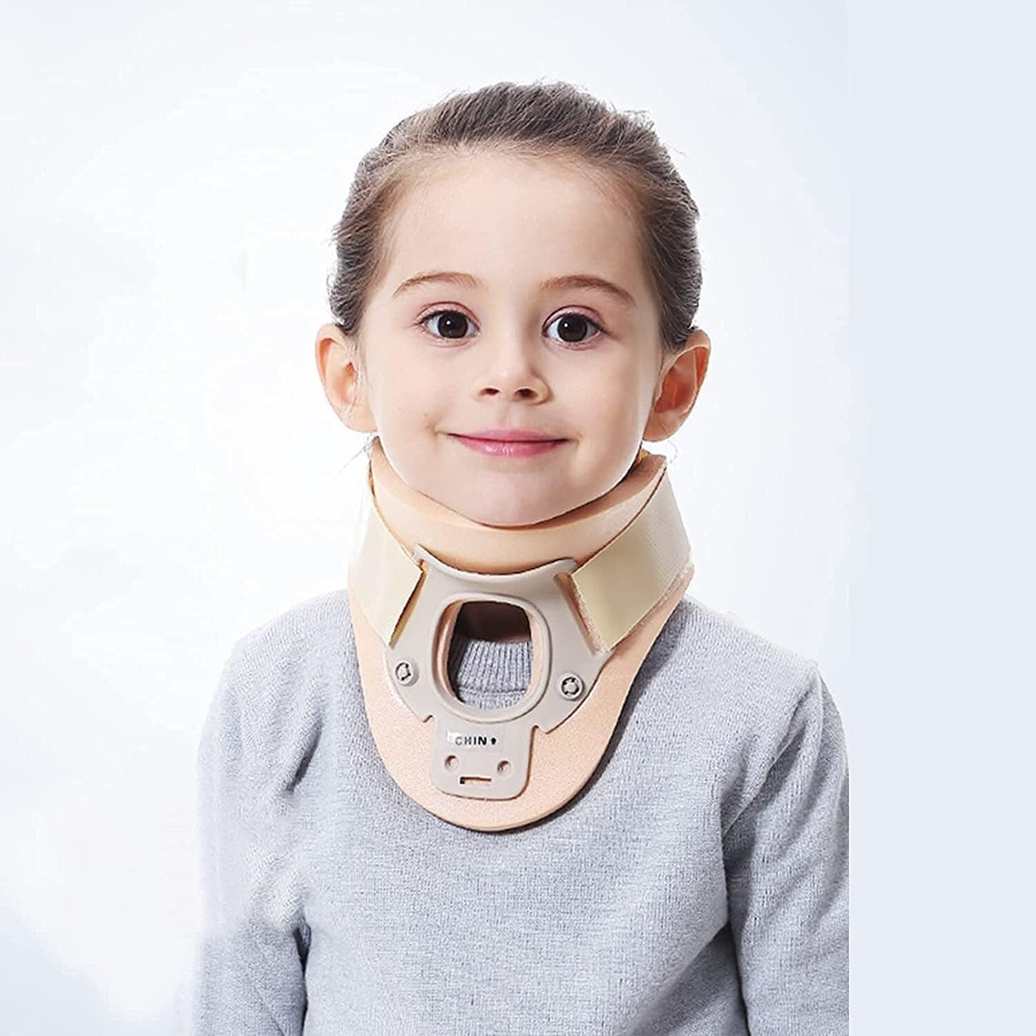 Supporto per Il Collo per Il Dolore al Collo Collare Regolabile | Collare per Bambini per lesioni | Allevia Il Dolore e la Pressione della Colonna vertebrale Tutori per alleviare i