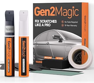 Black Sapphire Metallic Touch Up Paint Pen Kit for BMW [Clear Coat Included], 475 Color Match for Scratches, Rock Chips, Bumper Dings, Easy Scratch Repair & Rust Remover for BMW Owners