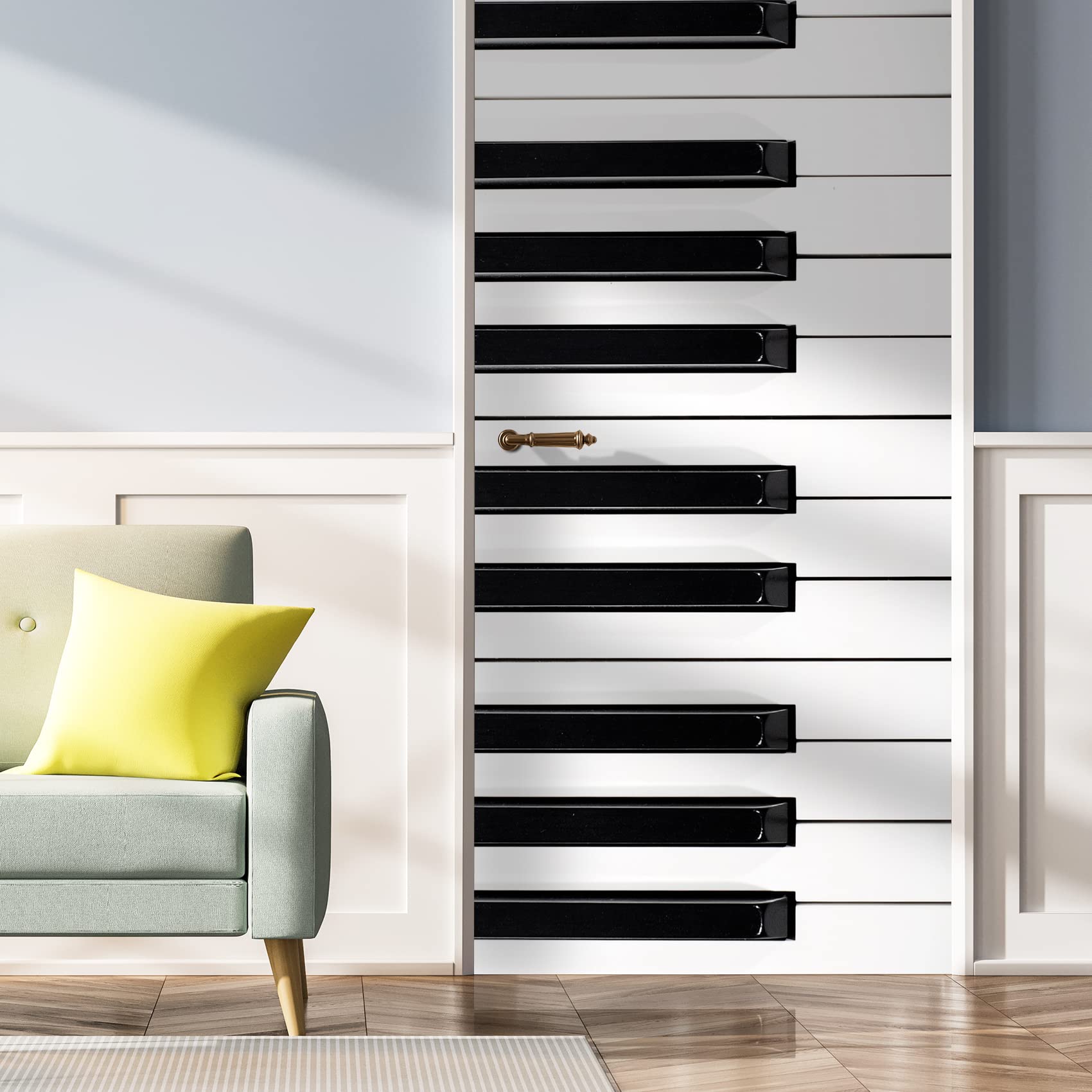 Wabqqss Stitch Autocollant Mural Pour Chambre à Coucher, Salon, Chambre D'enfant, Décoration De