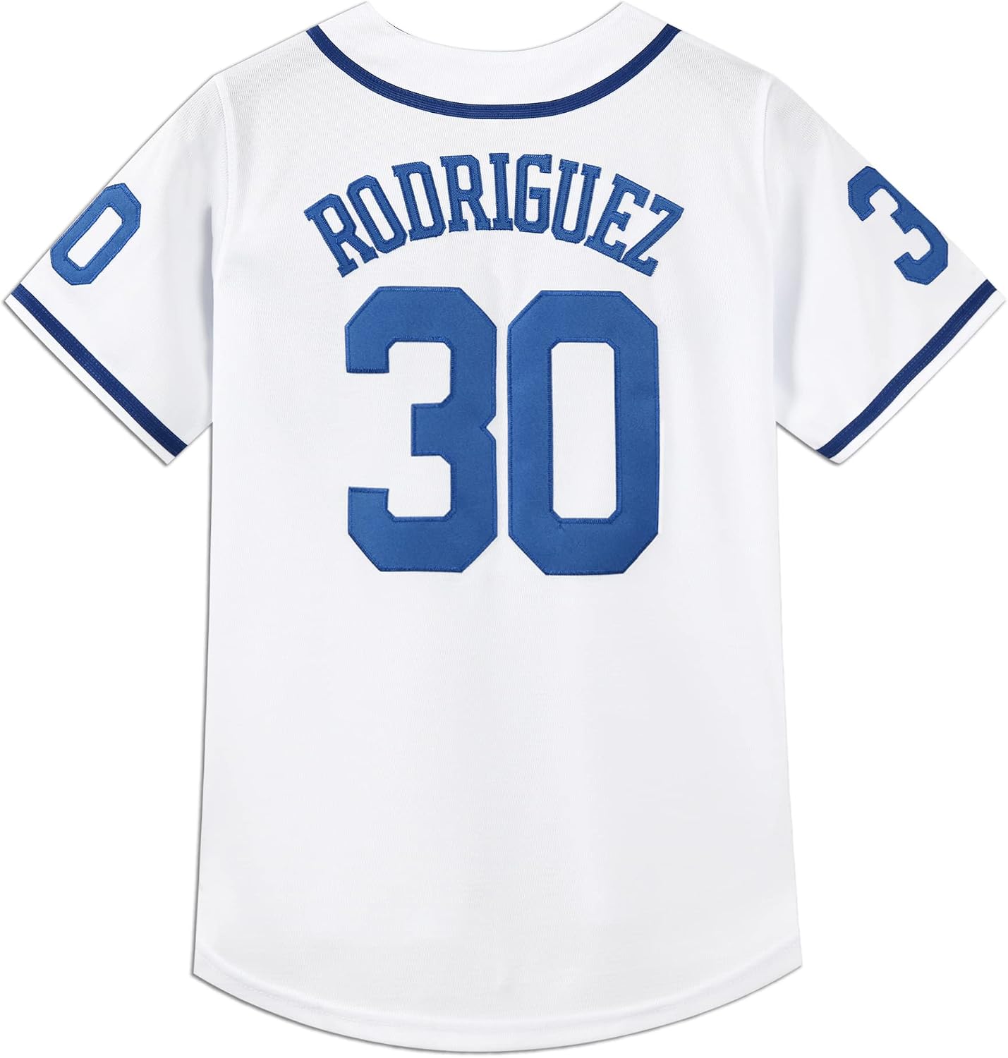 Youth Baseball Jersey #30 Stitched The Sandlot Benny The Jet Rodriguez Movie Kids Baseball Jersey Gift for Kids XS-XL
