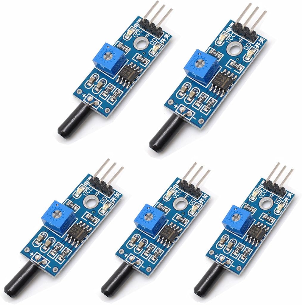 Oiyagai 5pcs High Sensitive Vibration Sensor Module SW