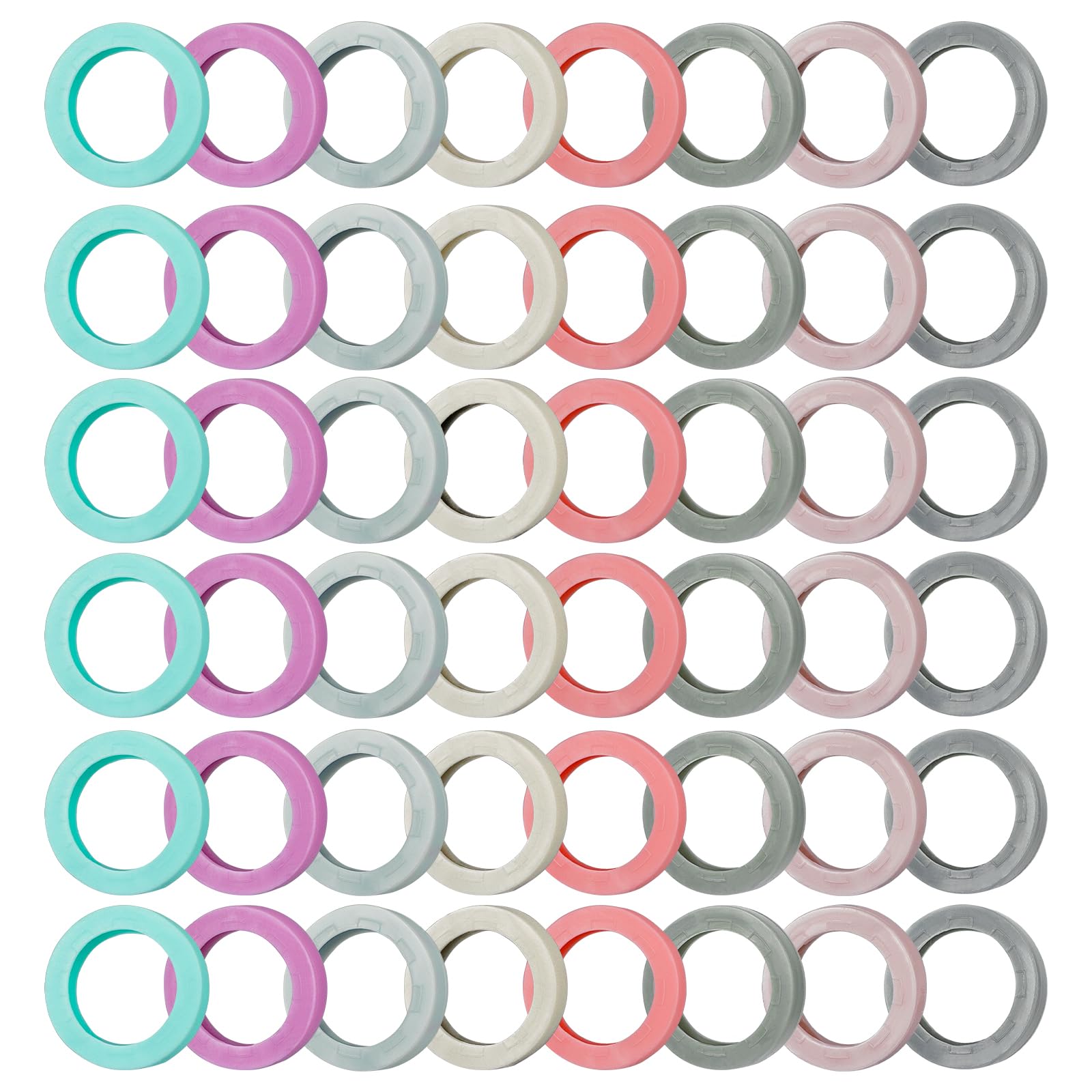 Uniclife 24 Pack 2.3 Cm Round Key Caps Covers Key Identifiers