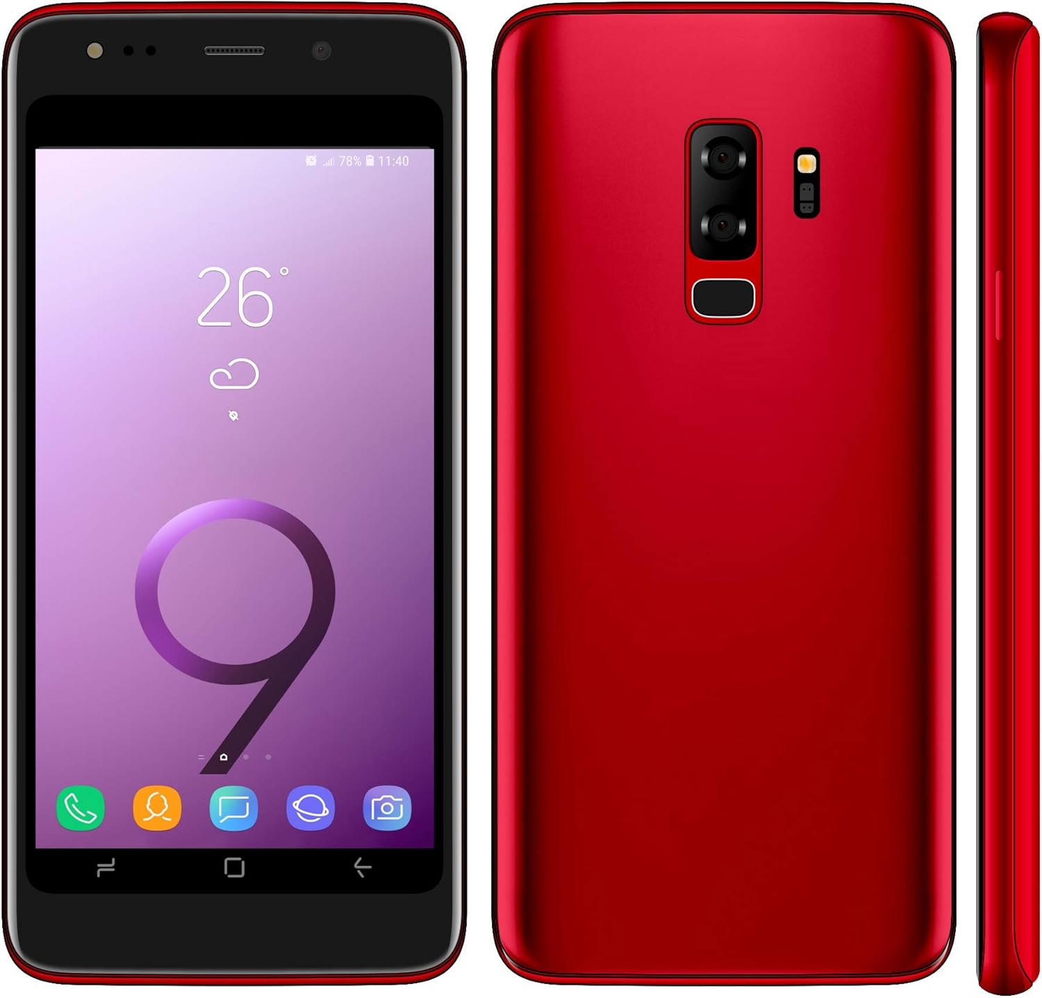 SIM Free Mobile Phones, S9+ Android GO Dual SIM Unlocked Smartphone 4.5