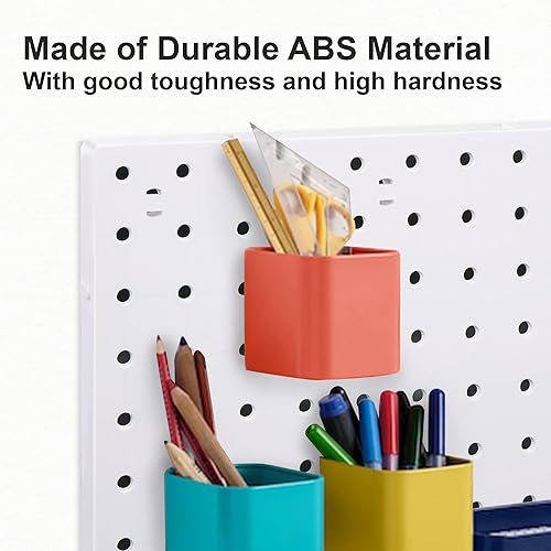 Miniatura 19 de 8 paneles organizadores de pared para tablero de clavijas, blanco para sala de manualidades, garaje, cocina, sala de estar, baño y sala de estudio