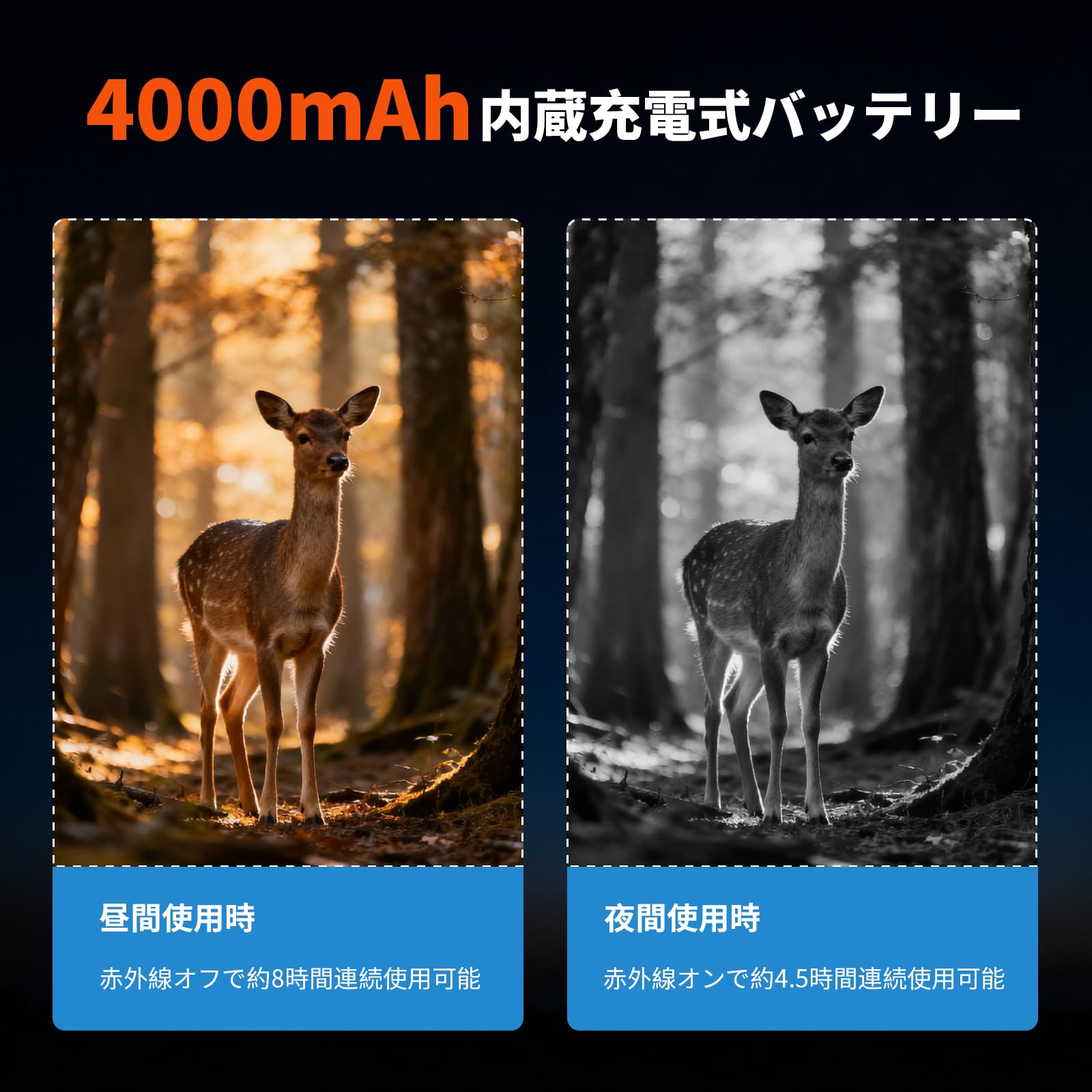 Amazon.co.jp: 暗視スコープ ナイトビジョン 19倍ズーム・300m