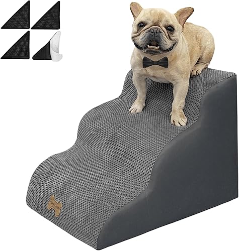 Escaleras para perros a camas altas, 3 escalones para perros pequeños y grandes para sofácama, 2, 3, 4, 5 escalones para perros y gatos pequeños,