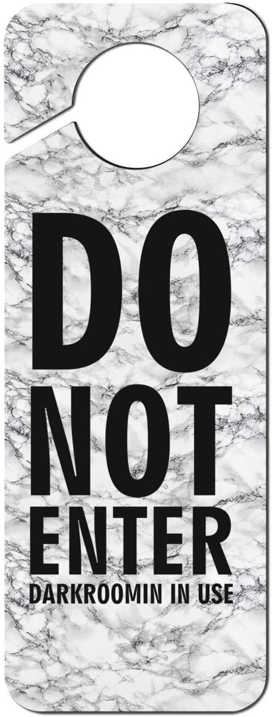 Do Not Enter Darkroom in Use2 Plastic Novelty Door Knob