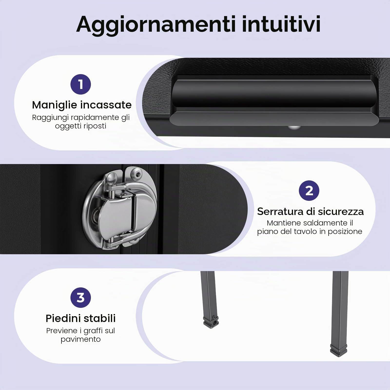 Valigetta per trucco professionale con ruote con tavolo pieghevole e 5 cassetti, custodia per trucco con specchi e altoparlanti Bluetooth, grande custodia per parrucchiere, tavolo per manicure, Nero