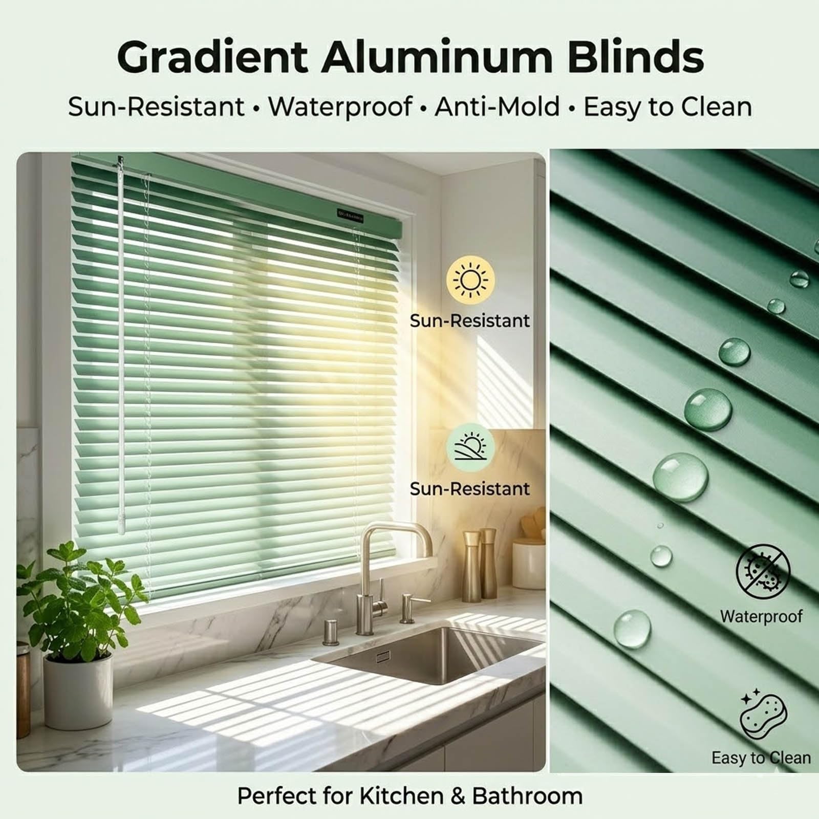 Persiana Veneciana para Ventana Aluminio, Persianas Venecianas Interior, Lamas 25mm, Estor Horizontales Ajustable Privacidad Blackout para Cocina Oficina(Gris,W:120 x H:250cm)