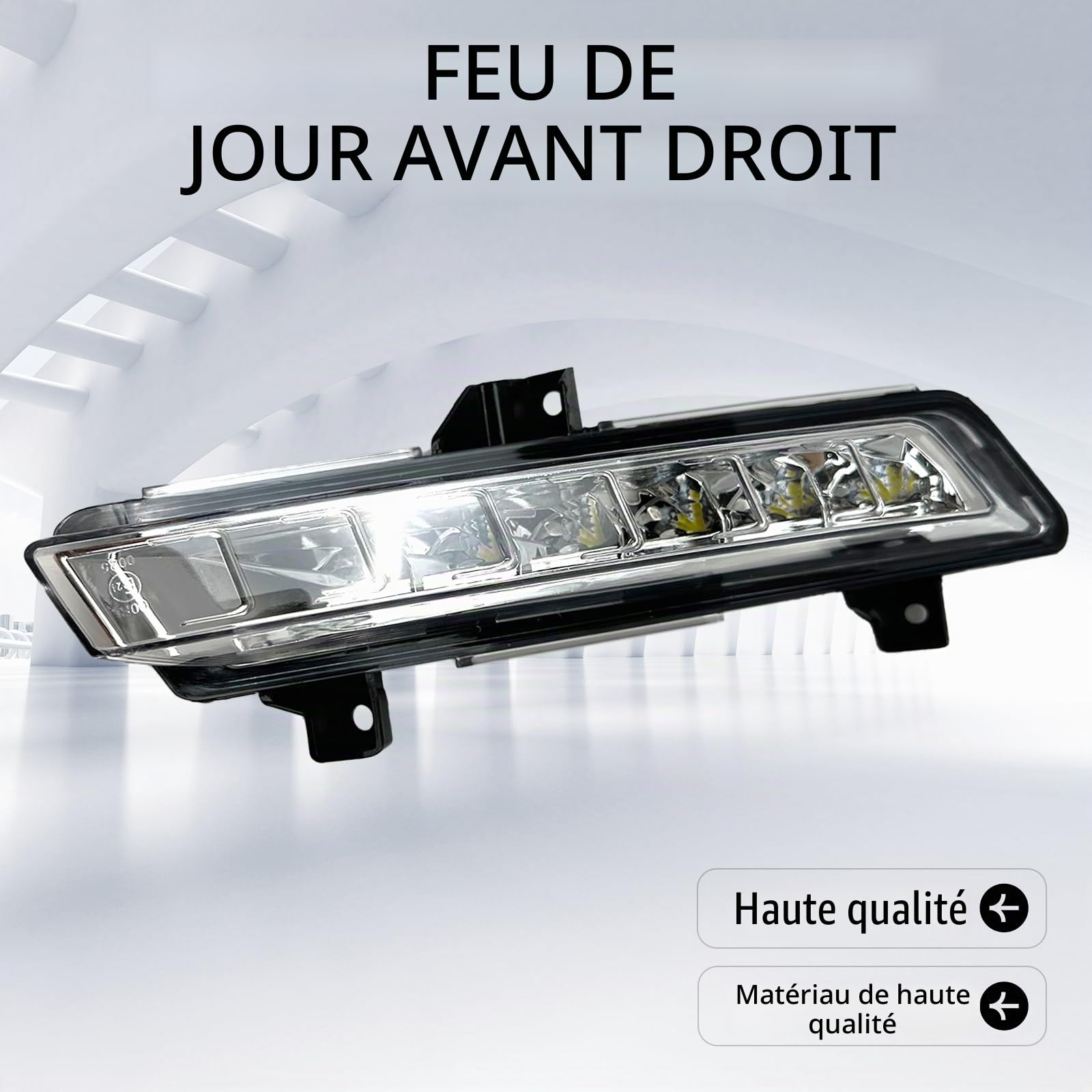 Feux de jour avant droit, Feux de jour compatibles avec Renault Clio 4 (IV) 2016–2020, Feux de jour 266007864R