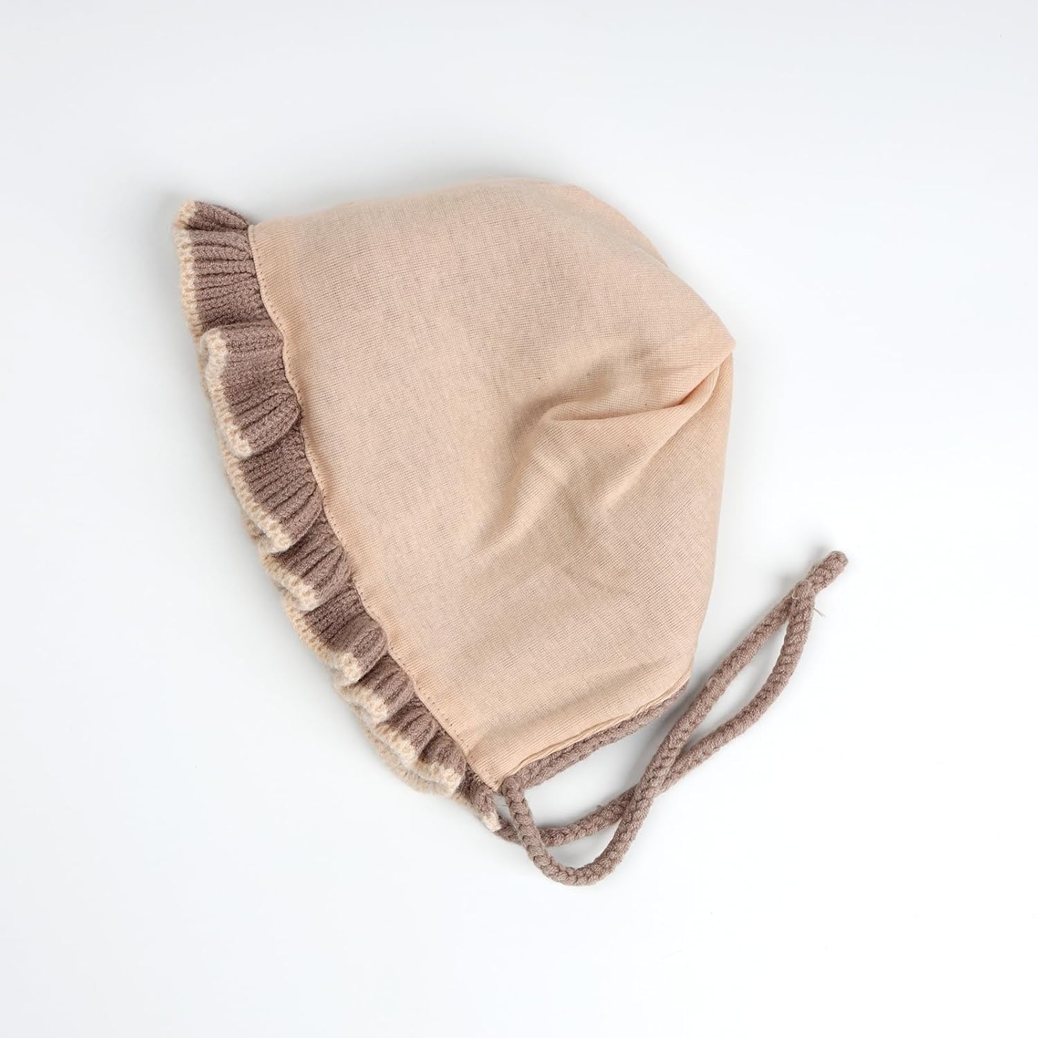 HOOLCHEAN Baby Girls Bonnet Double Layer Soft Knitted Hat for Autumn Winter 6-24 Months - Image 4