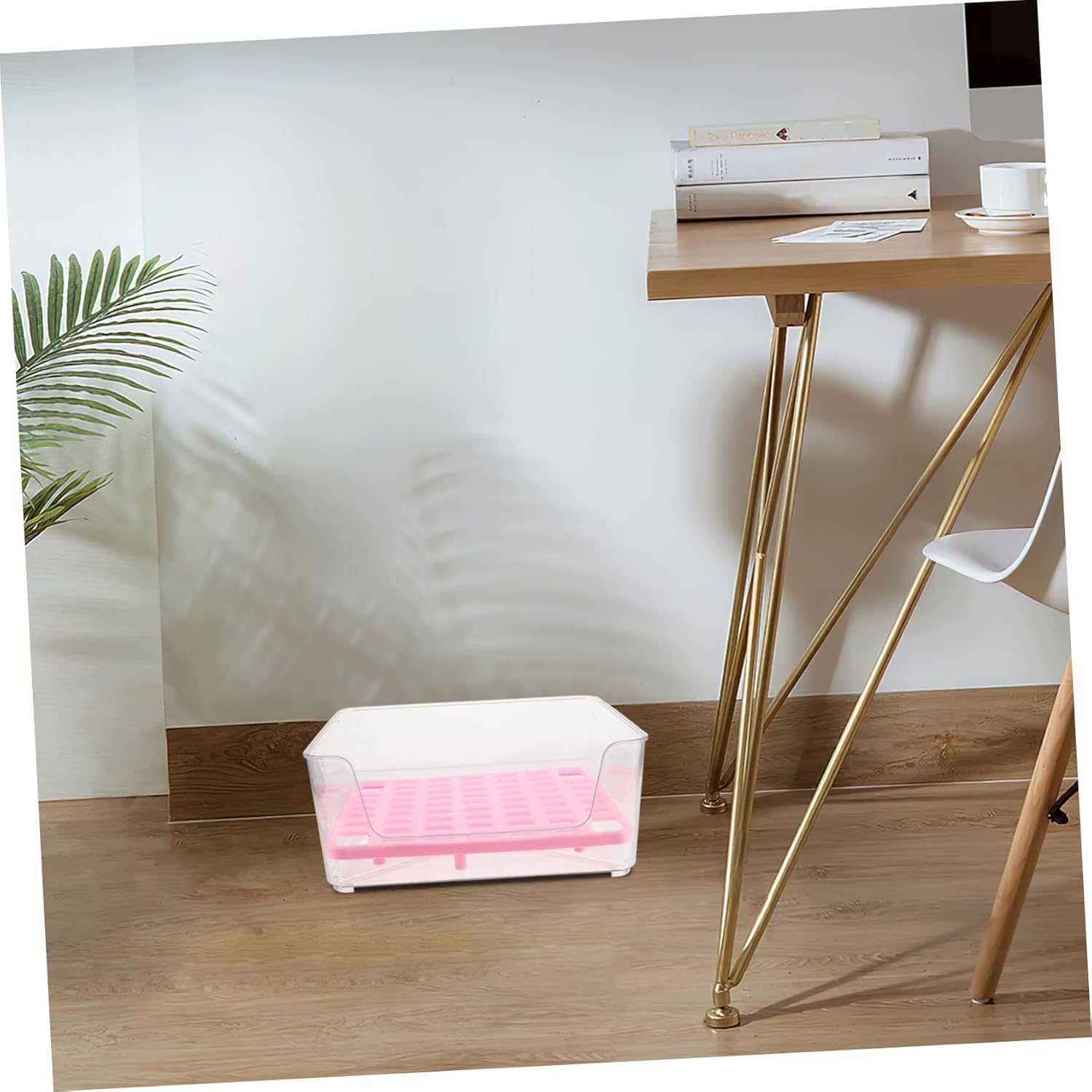 Cat Litter Boxes Portable Litter Box for Travel Pee Shields Acrylic Pet Bedpan