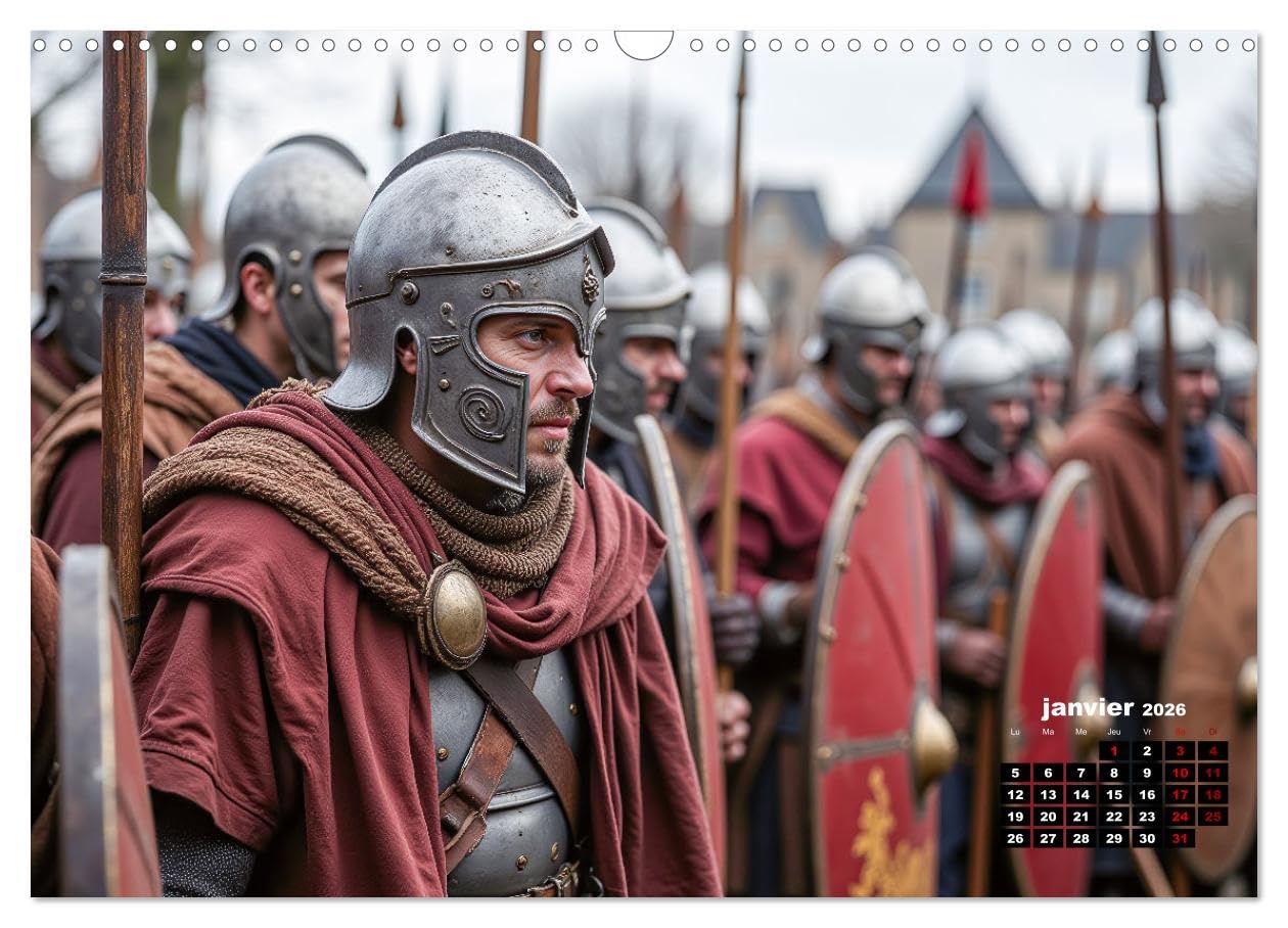 La vie pendant l'Antiquité - Rome et les Romains (Calendrier mural 2026 DIN A3 horizontal), CALVENDO calendrier mensuel: Scènes de la vie courante dans la Rome antique