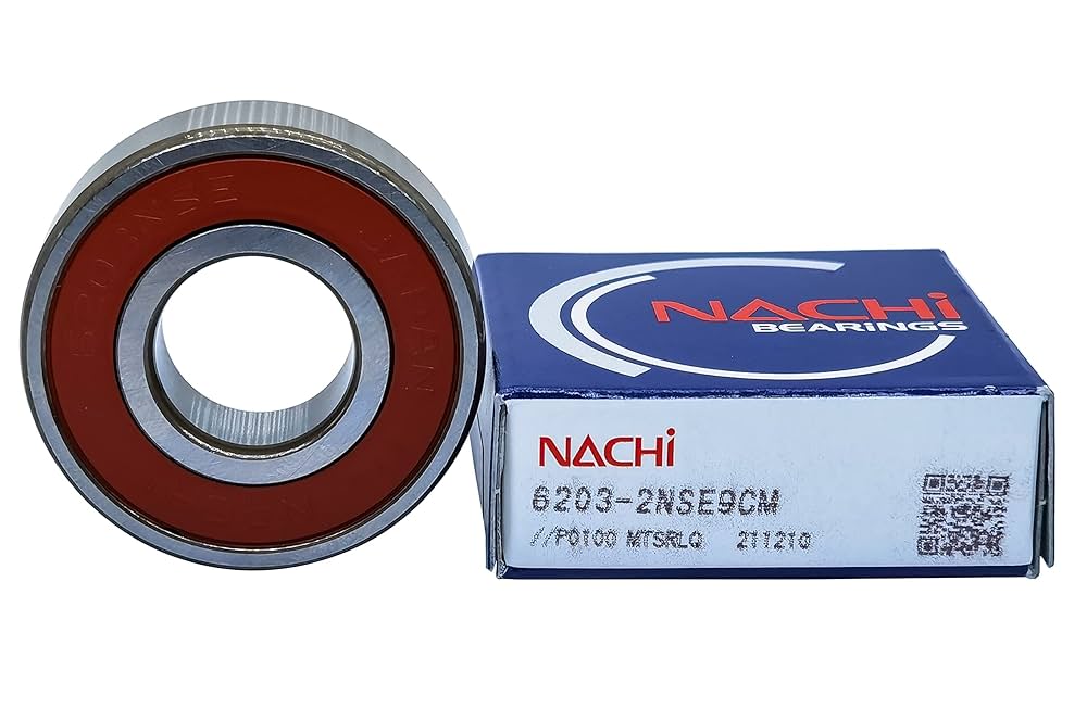2PACK 6203-2NSE 6203-2RS Nachi Bearing 17x40x12 Sealed Japan