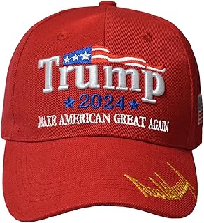 Cappello da Baseball Trump 2024, Cappello Donald Trump 2024, Berretto da Baseball Americano Trump Regolabile Ricamato per attività all'aperto