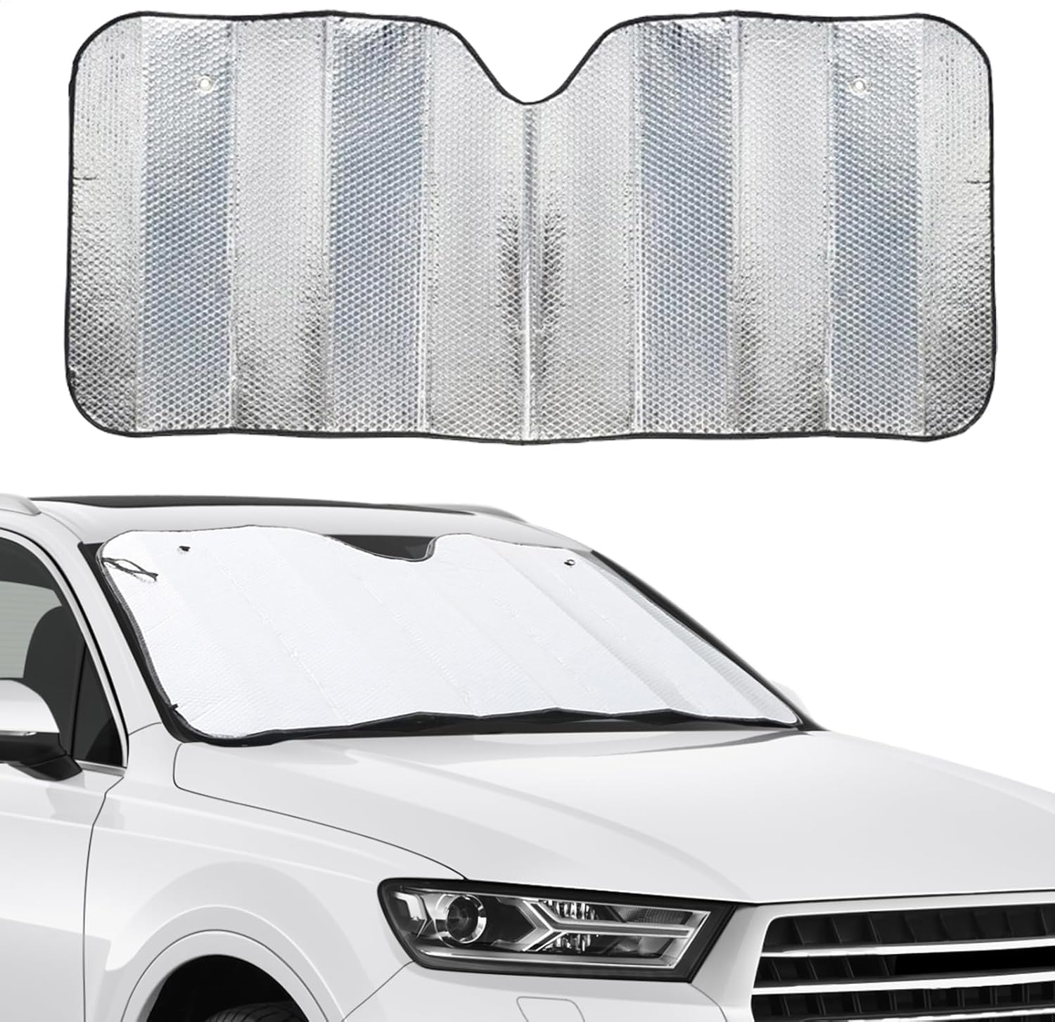 VAPORVERSE Car Windscreen Sun Shade for Cupra Terramar VZ 2.0 TSI 4Drive 2024 2025+, Car Sun Blind, Windscreen Cover Front Window Shield, Dashboard Protector